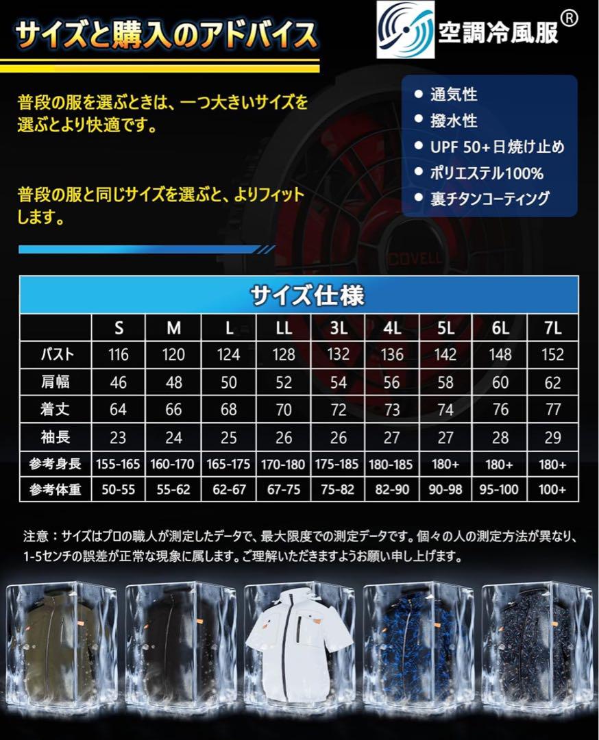 covell 32v 空調服　セット　2025最新　最強