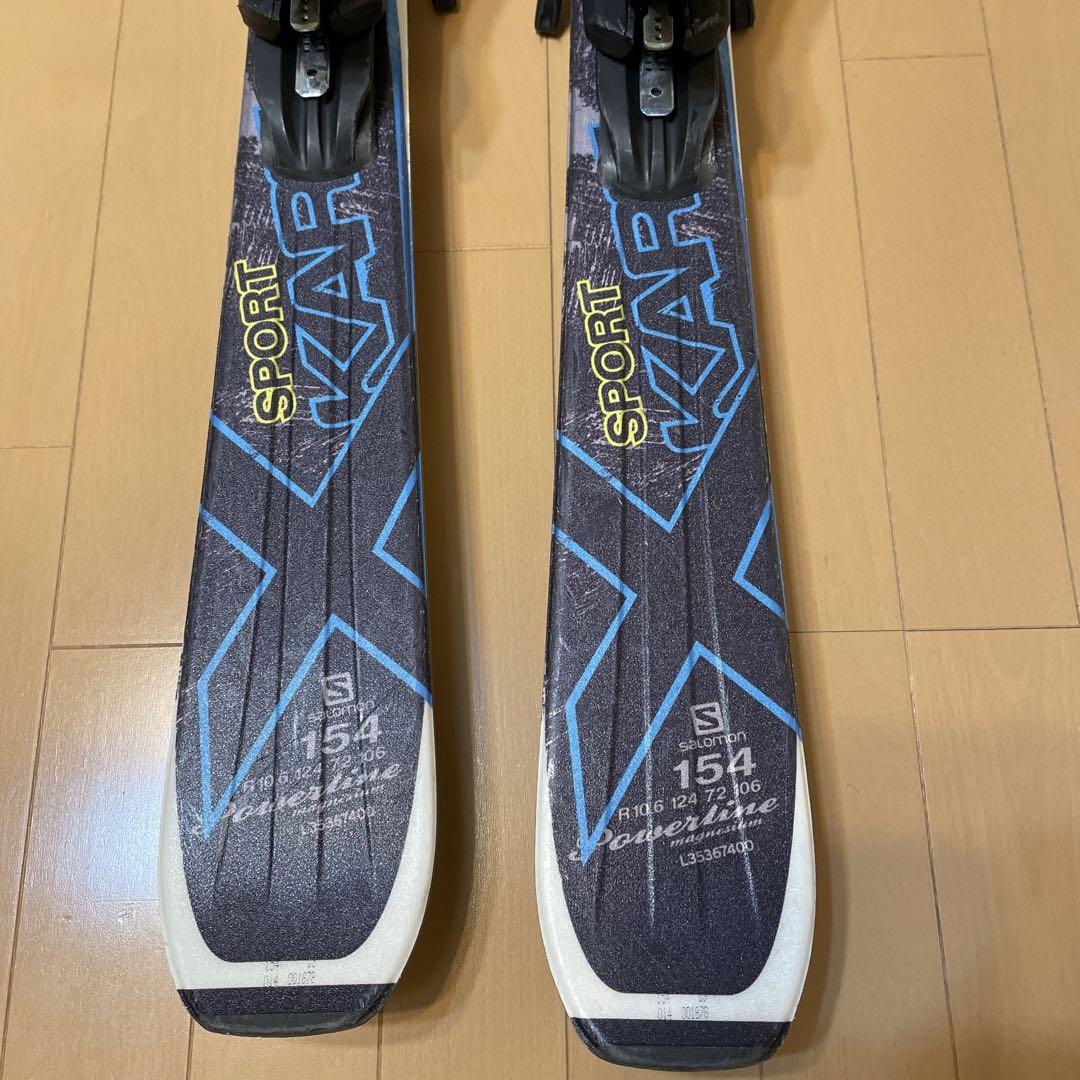 スキー板 154cm ストック付116cm