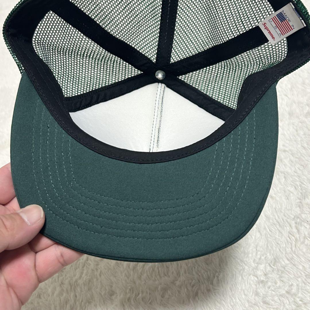 SUPREME 23AW Pin Up Mesh Back 5-Panel 緑