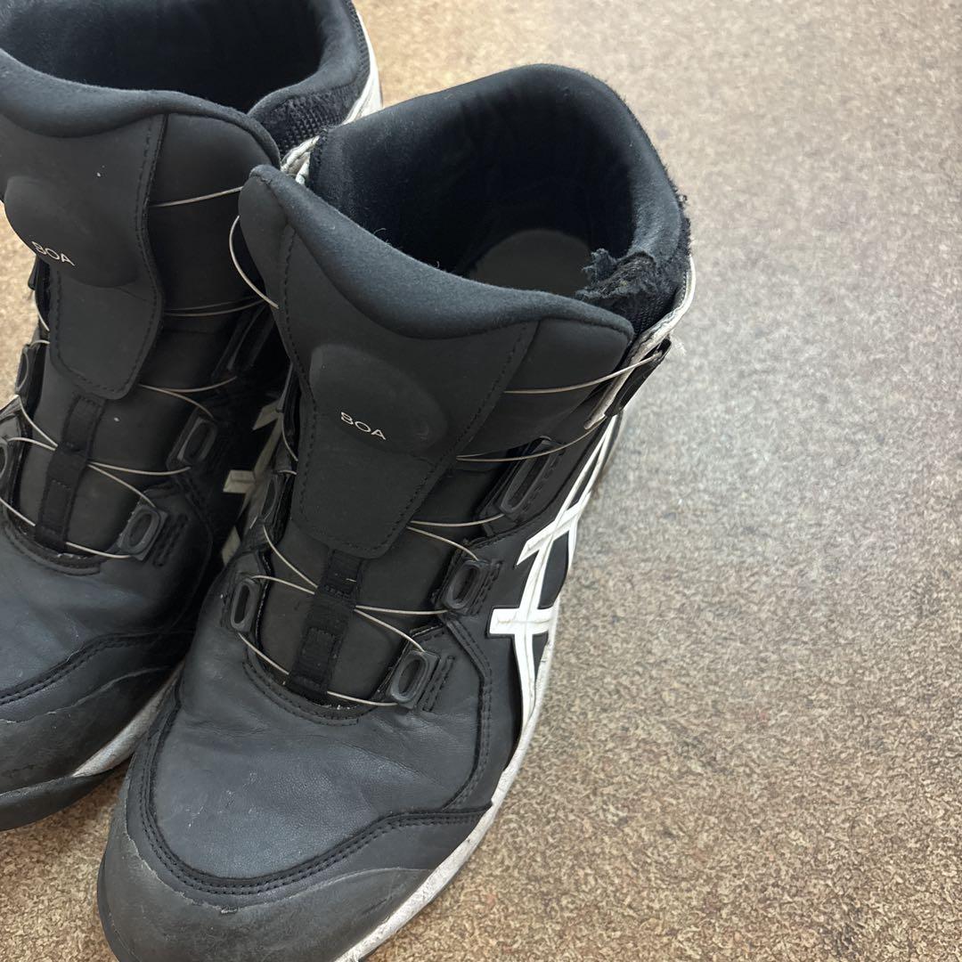 ASICS 安全靴 JSAA A種 ブラック/ターコイズ ASICS 安全靴 アシックス セーフティーシューズ CP102 JSAA A種