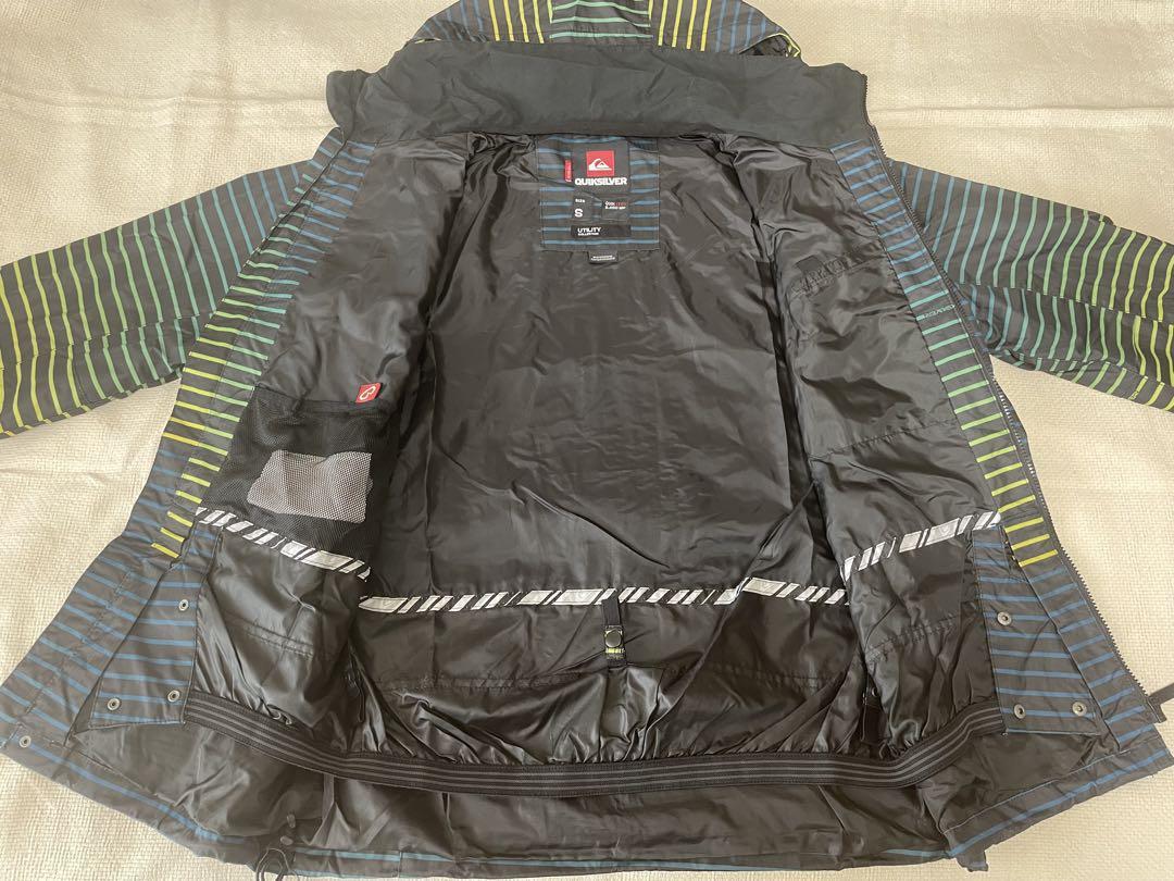QUICKSILVER クイックシルバー スノーボードウェア ストライプ柄 S