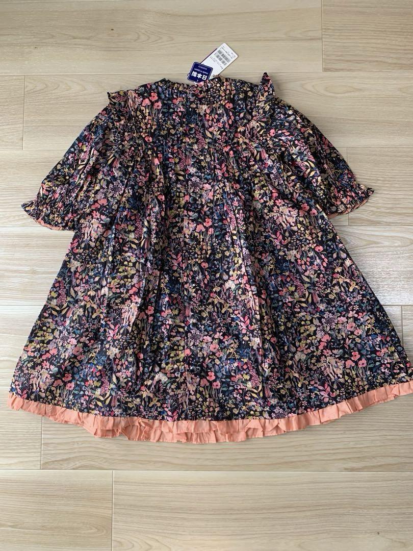 【未使用品】リバティ フェルダ ワンピース☆120