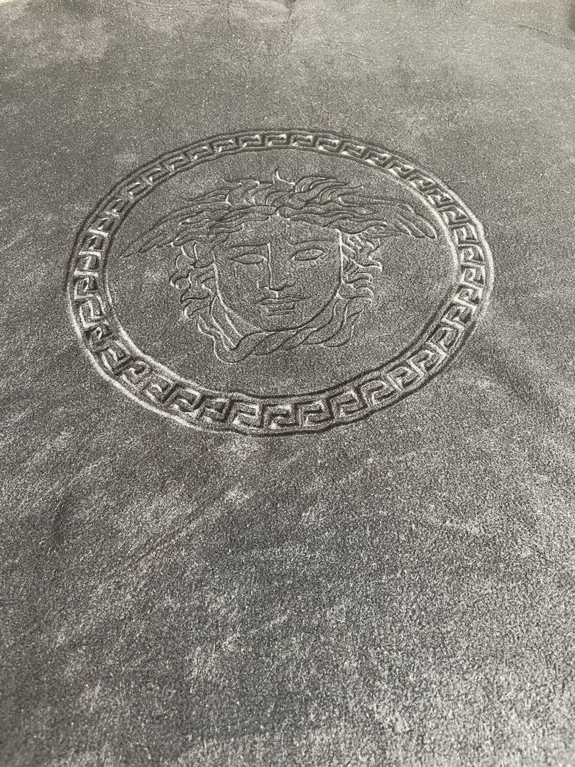 【ヴェルサーチ XL】セットアップVERSACE ネイビートレーナー　スウェット