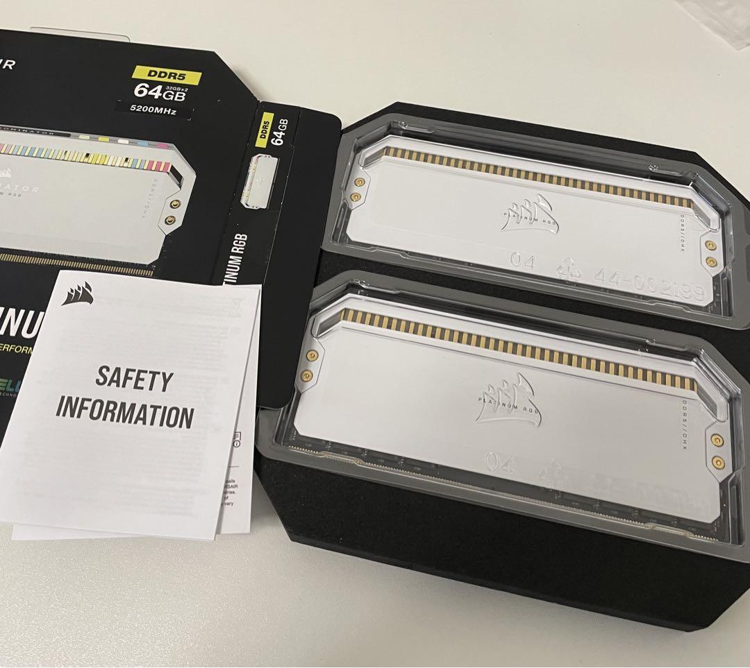 コルセア DDR5 メモリ DOMINATOR PLATINUM RGB