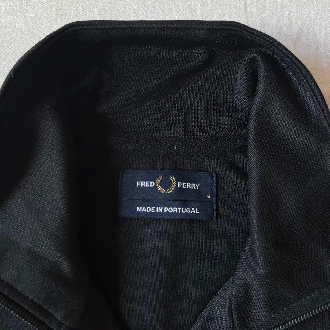 【美品】FRED PERRY トラックジャケット サイドライン ブラウン 希少
