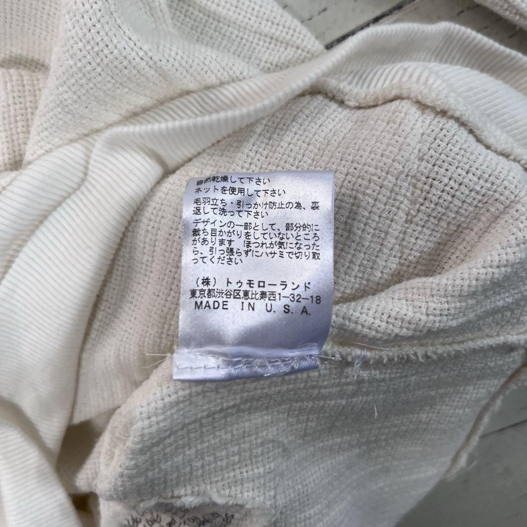 トップス GREG LAUREN OPEN WEAVE LONG SLEEVE TEE 1
