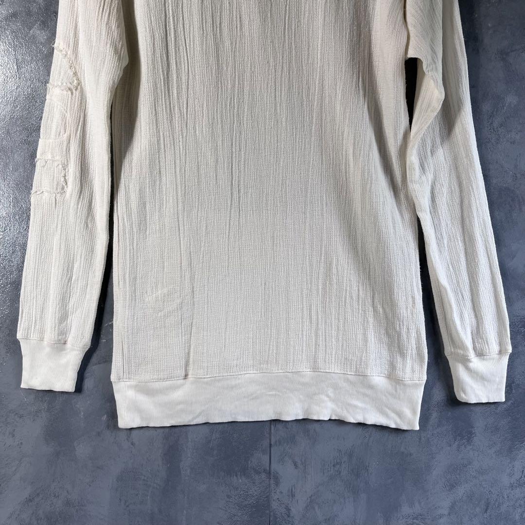 トップス GREG LAUREN OPEN WEAVE LONG SLEEVE TEE 1