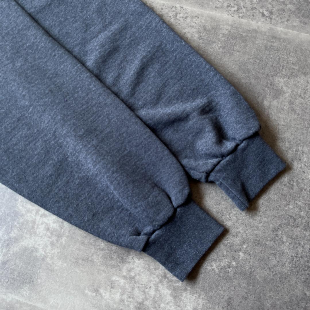 00s Champion スウェット 刺繍ロゴ 濃灰 XXL A370 ゆるだぼ