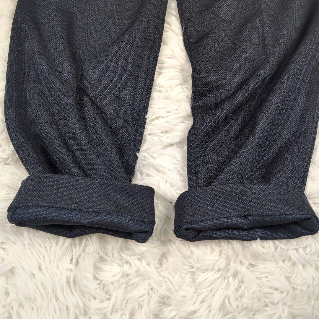Krone クローネ パンツスーツノーカラーセットアップ XL ネイビー