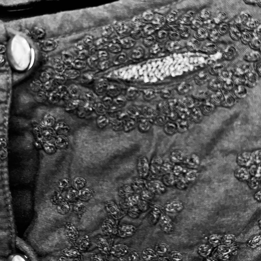 powder下迫秀樹 綿キャンブリック インド刺繍入 アンサンブル