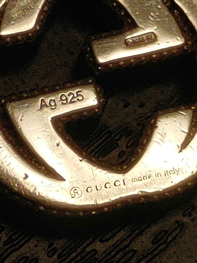 GUCCI グッチ　インターロッキングG シルバー ネックレス