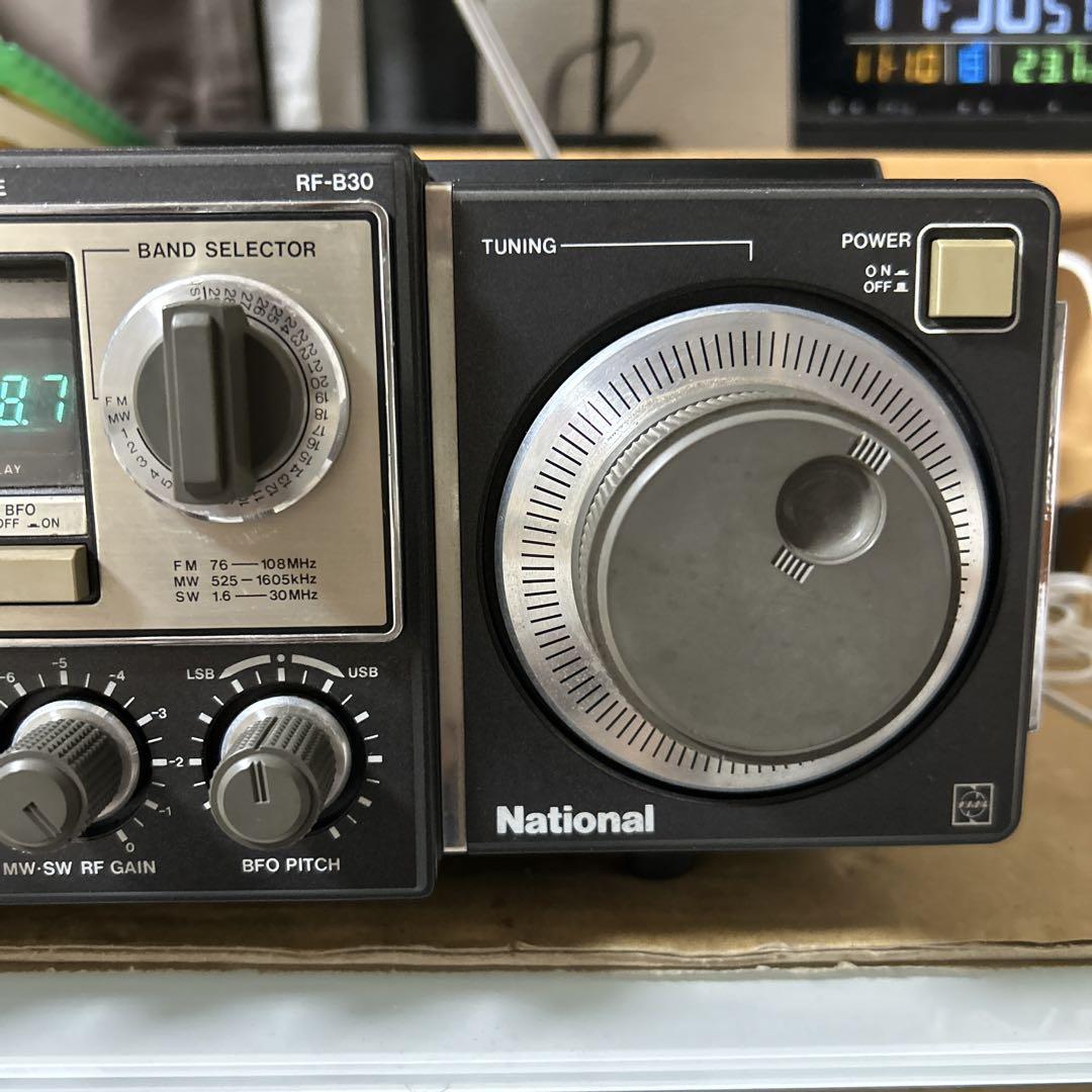 National ナショナル RF-B30 BCLラジオ 短波ラジオ 動作品 National ナショナル RF-B30 BCLラジオ 短波ラジオ 動作品