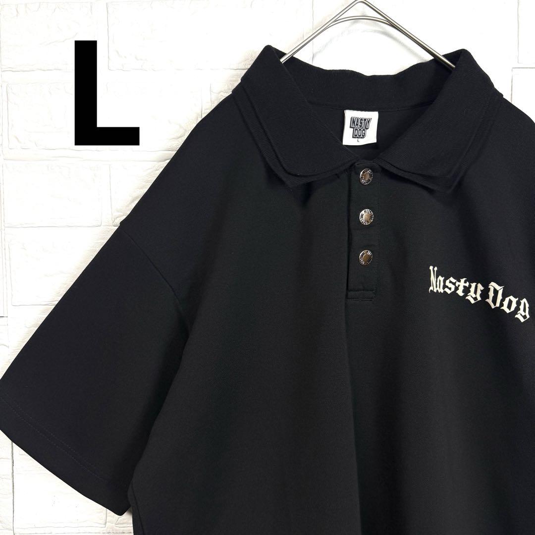 【新品】 NASTY DOG ナスティードッグ 胸ロゴ ポロシャツ