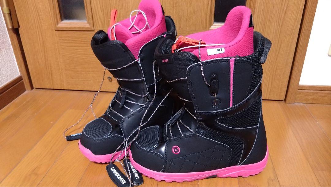 BURTONスノーボードブーツ(女性用) 24cm黒/ピンク