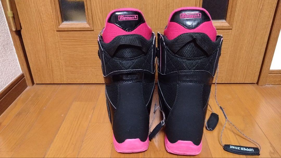 BURTONスノーボードブーツ(女性用) 24cm黒/ピンク
