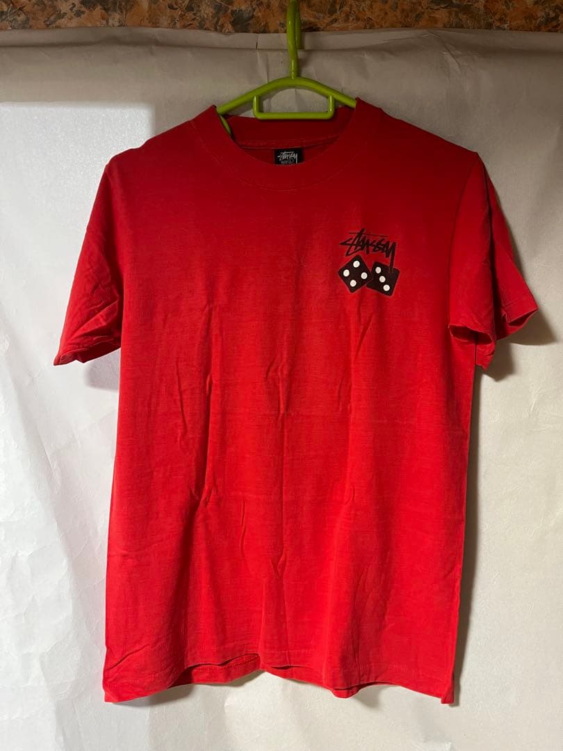 黒タグ Stussy ダイス サイコロプリント ヴィンテージTシャツL STUSSY