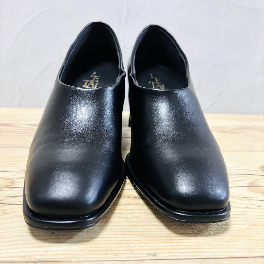 未使用♡LE TALON♡ ルタロン　スクエアハイバンプパンプス5.5cmヒール