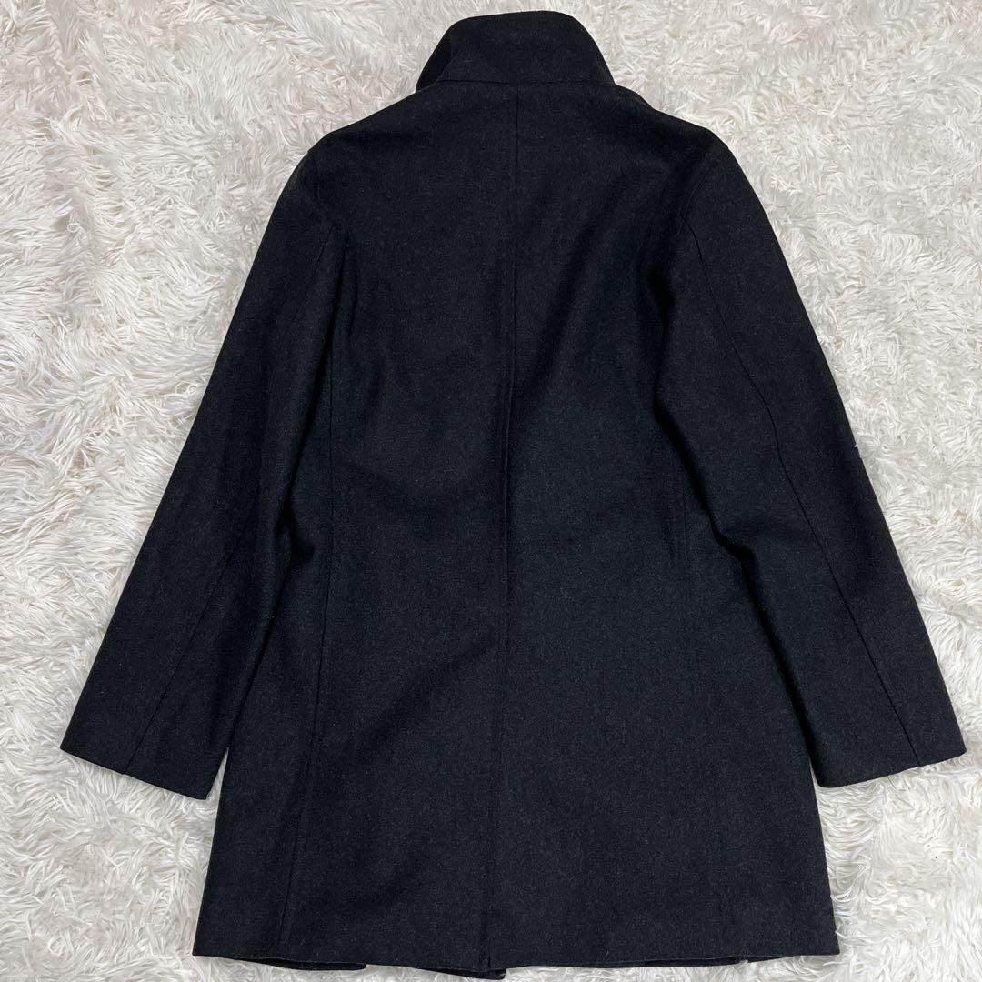 SHIPS シップス NOBILIA スタンドカラー コート ウール M