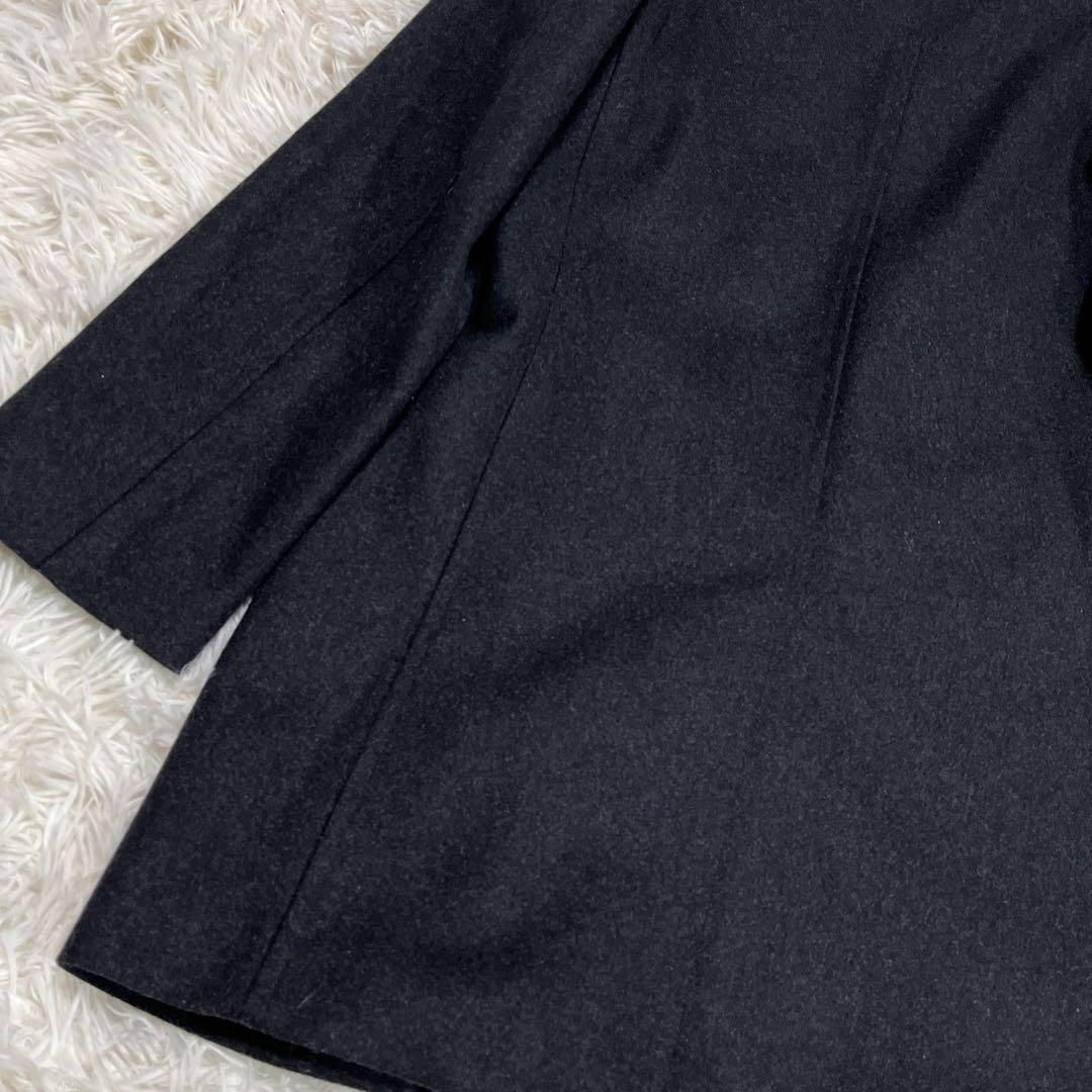 SHIPS シップス NOBILIA スタンドカラー コート ウール M