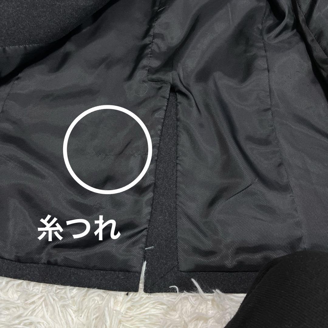 SHIPS シップス NOBILIA スタンドカラー コート ウール M