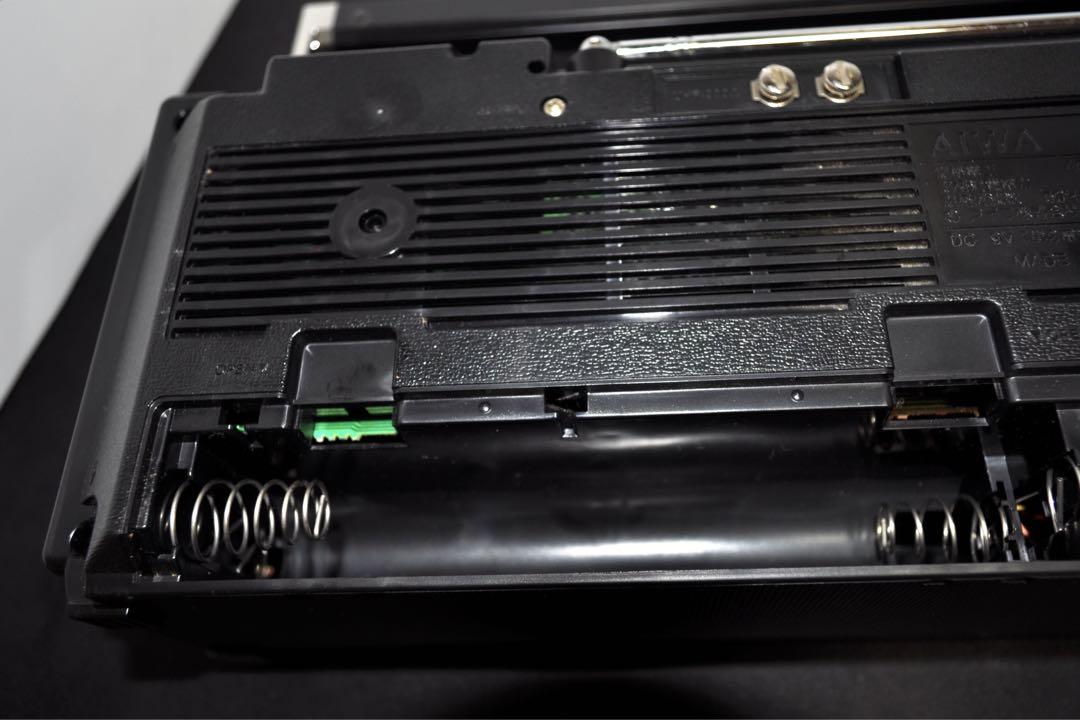動作確認済み 美品 昭和レトロ AIWA ステレオダブルラジカセ CS-W66