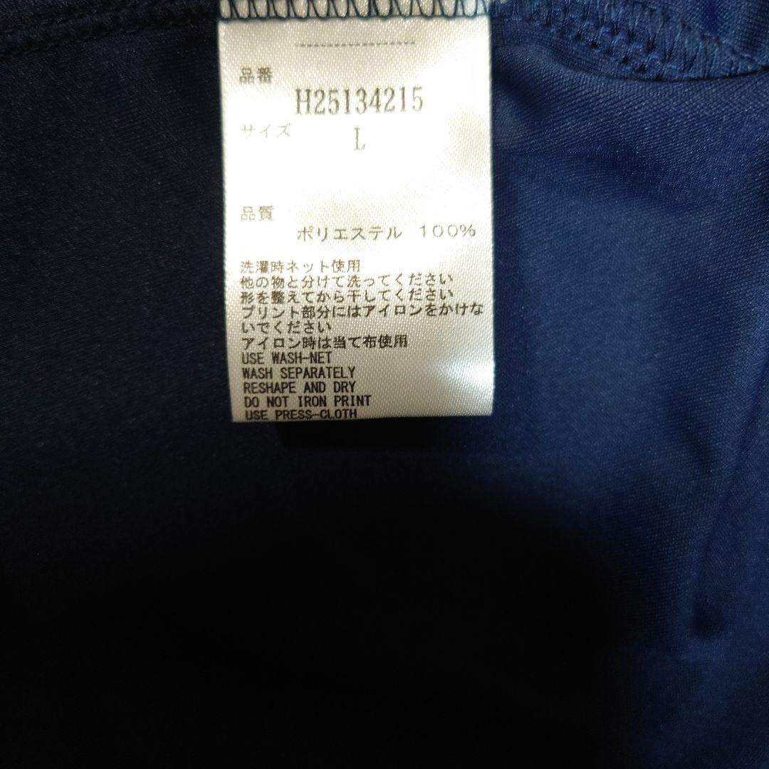 キャロウェイ：レディース：モックネック半袖シャツ：Lサイズ：ネイビー
