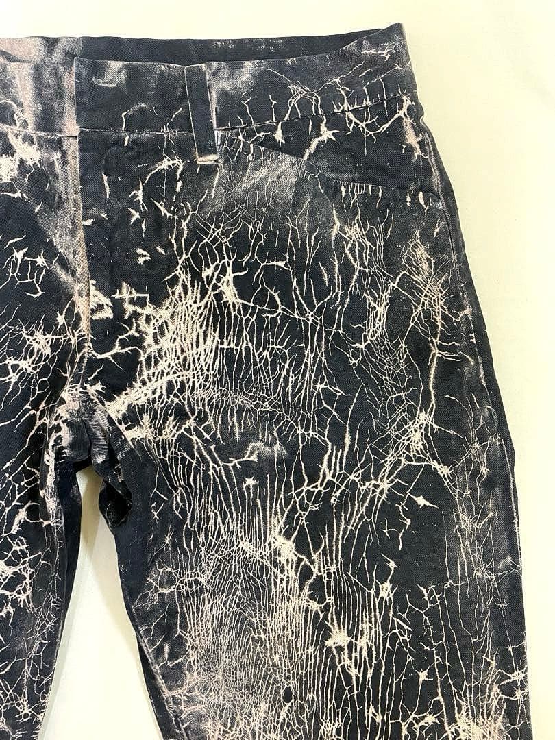 5351プールオム crack design Black flare pantsM・5351 POUR LES HOMMES MEDICALDB_JP