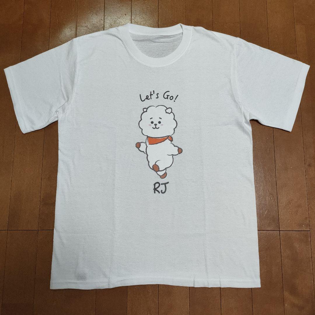 BTS TEAMTシャツ JIN LINEFRIENDS RJパペット ♤BTS 防弾少年団 BT21 RJ アールジェイ / ジン Tシャツ 新品