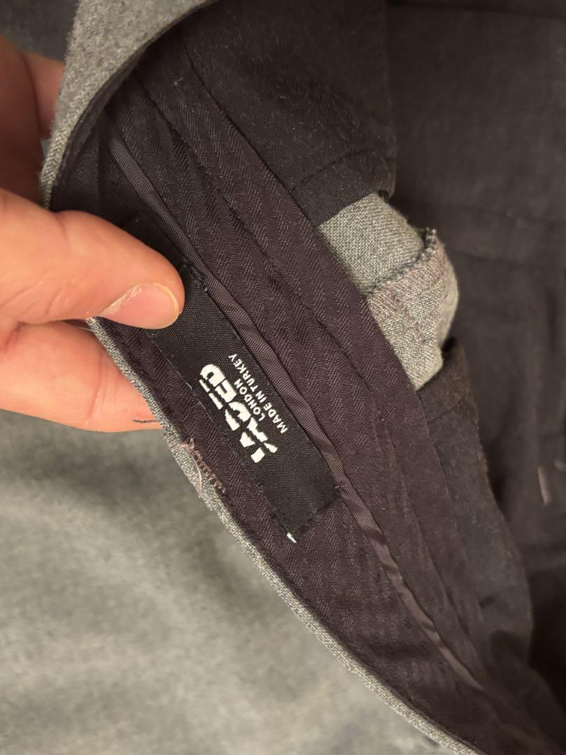 パンツ jaded london/Goliath Grey Suit Pants/W28