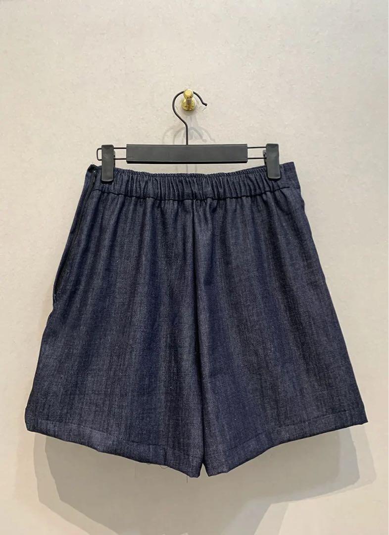 速くおよび自由な 2024SS マチャットmachatt デニムラップショートパンツ パンツ