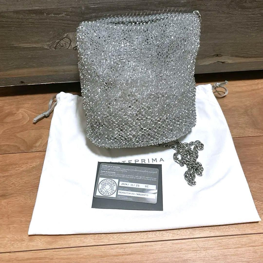 【美品】ANTEPRIMA セッキオ スティローゾ シルバー