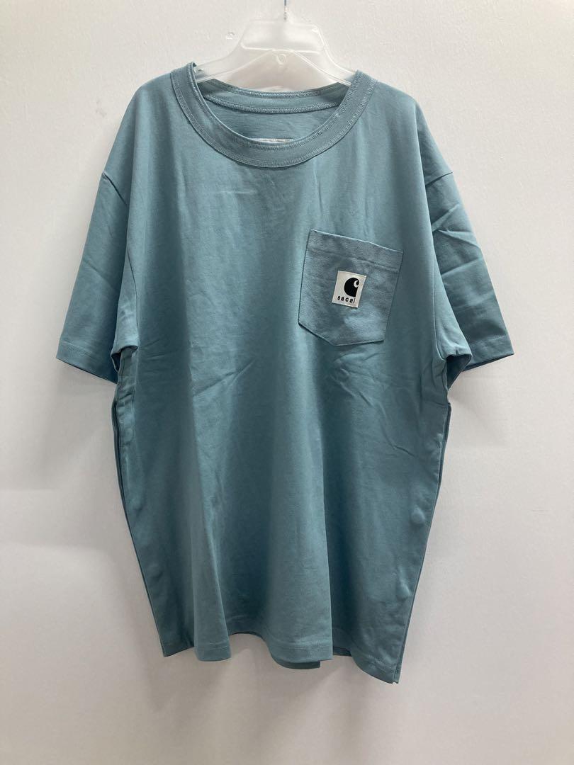 sacai Carhartt WIP Tシャツ ライトブルー サイズ4 画像1