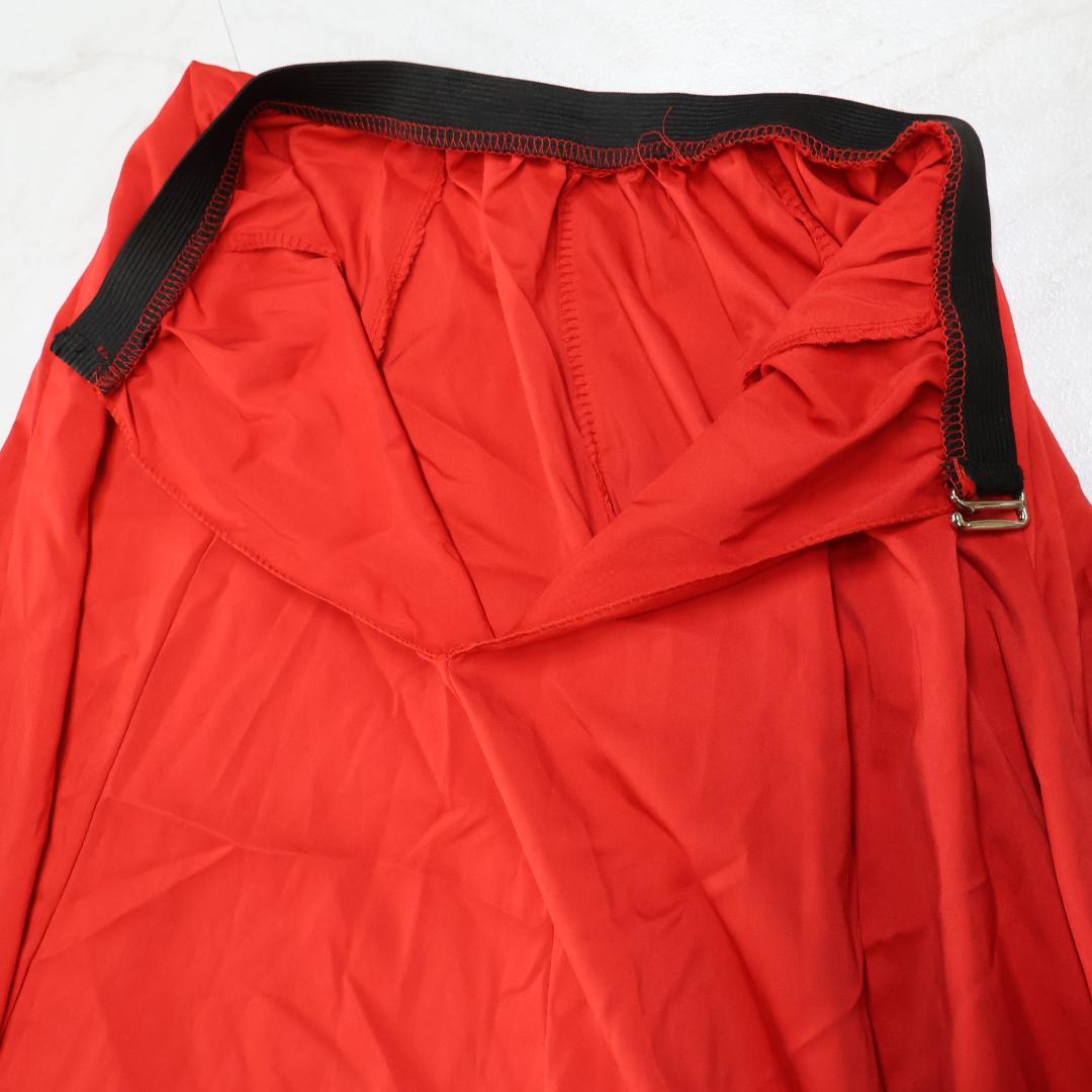 【美品 フラメンコ衣装】レッド ファルダ ペチコート ボランテ スカート 赤