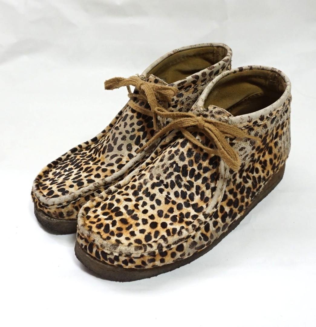ClarksOriginals クラークス ワラビー ハラコ CLARKS ハラコレオパード ワラビーブーツ クラークス - メルカリ