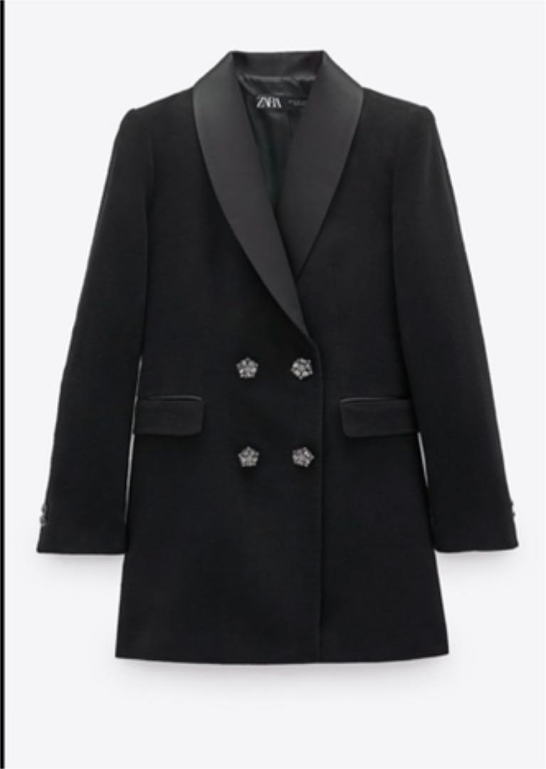 ZARA サテンテイストジャケット