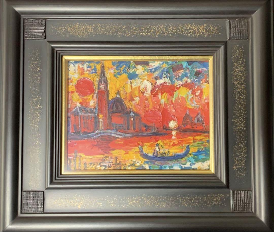 鈴木マサハル　「VENEZIA 」 油彩画　油絵