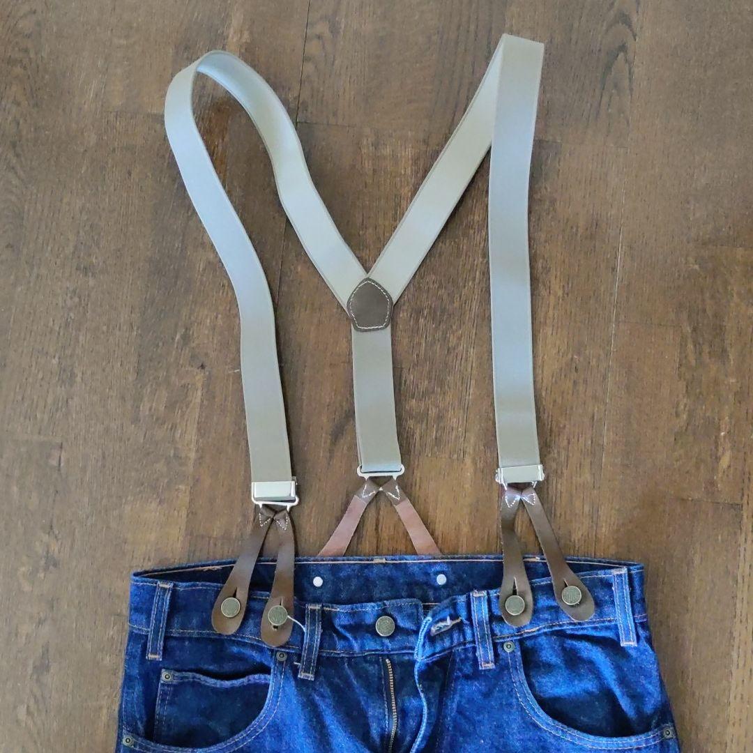 100%新品安い Prison Blues RAFサスペンダー付 34 x 32 プリズンブルース tP361-m23229236959 即納豊富な