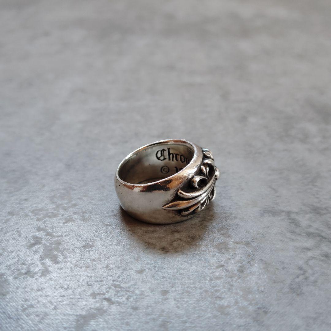 chrome hearts floral cross ring　原本付き