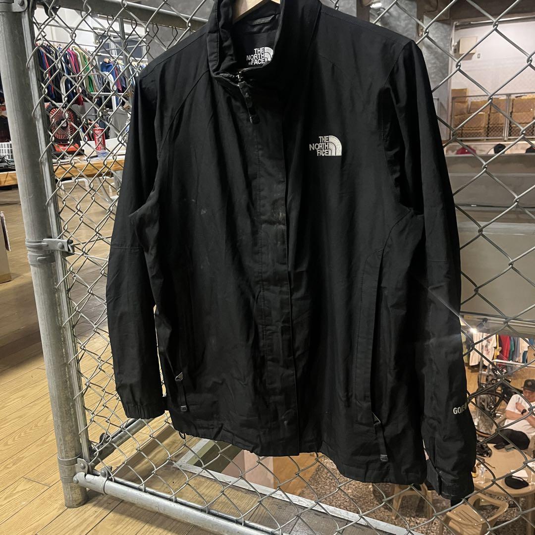 The North Face ブラックナイロンジャケット GORETEX