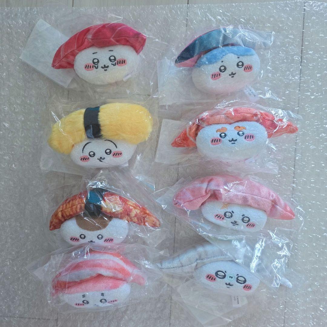 ちいかわくじ お寿司になっちゃった・・・ぬいぐるみ 全8種コンプリートセット ちいかわ ちいかわ寿司 お寿司になっちゃった・・・ぬいぐるみ