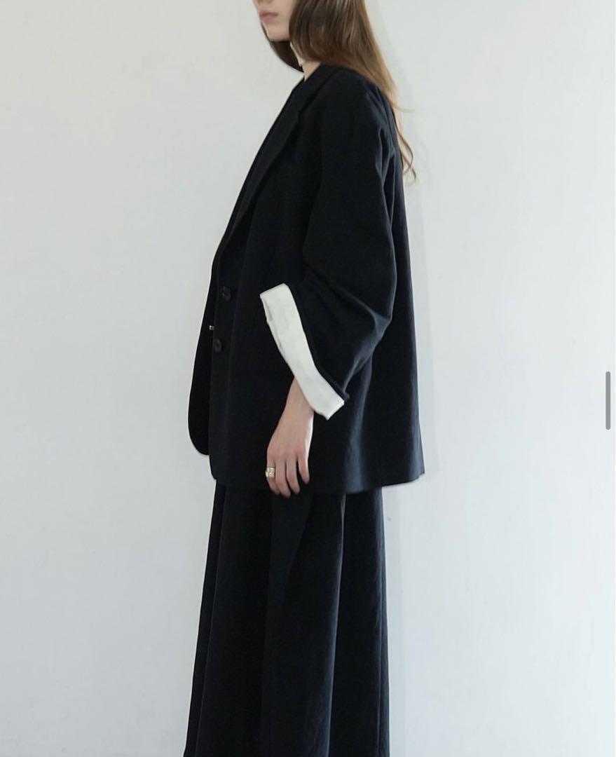 【CLANE】LOOSE BELL SLEEVE JACKET（BLACK）