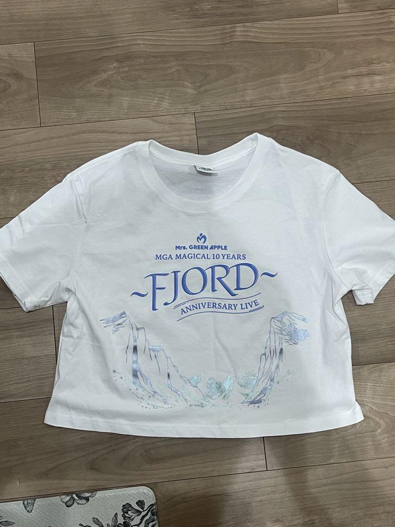 【新品同様】FJORD クロップド丈ロゴTシャツ 3枚セット 新品未使用 Mrs GREEN APPLE ~FJORD~ロゴTシャツ ホワイト