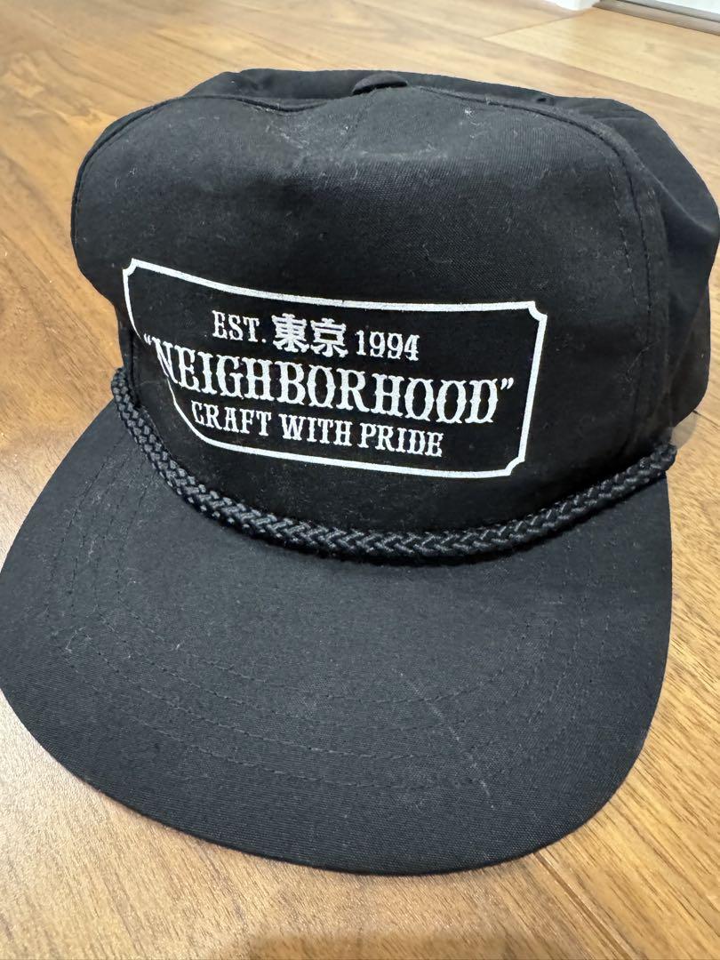 NEIGHBORHOOD ブラック キャップ Fサイズ NEIGHBORHOOD ブラックキャップ Fサイズ - メルカリ