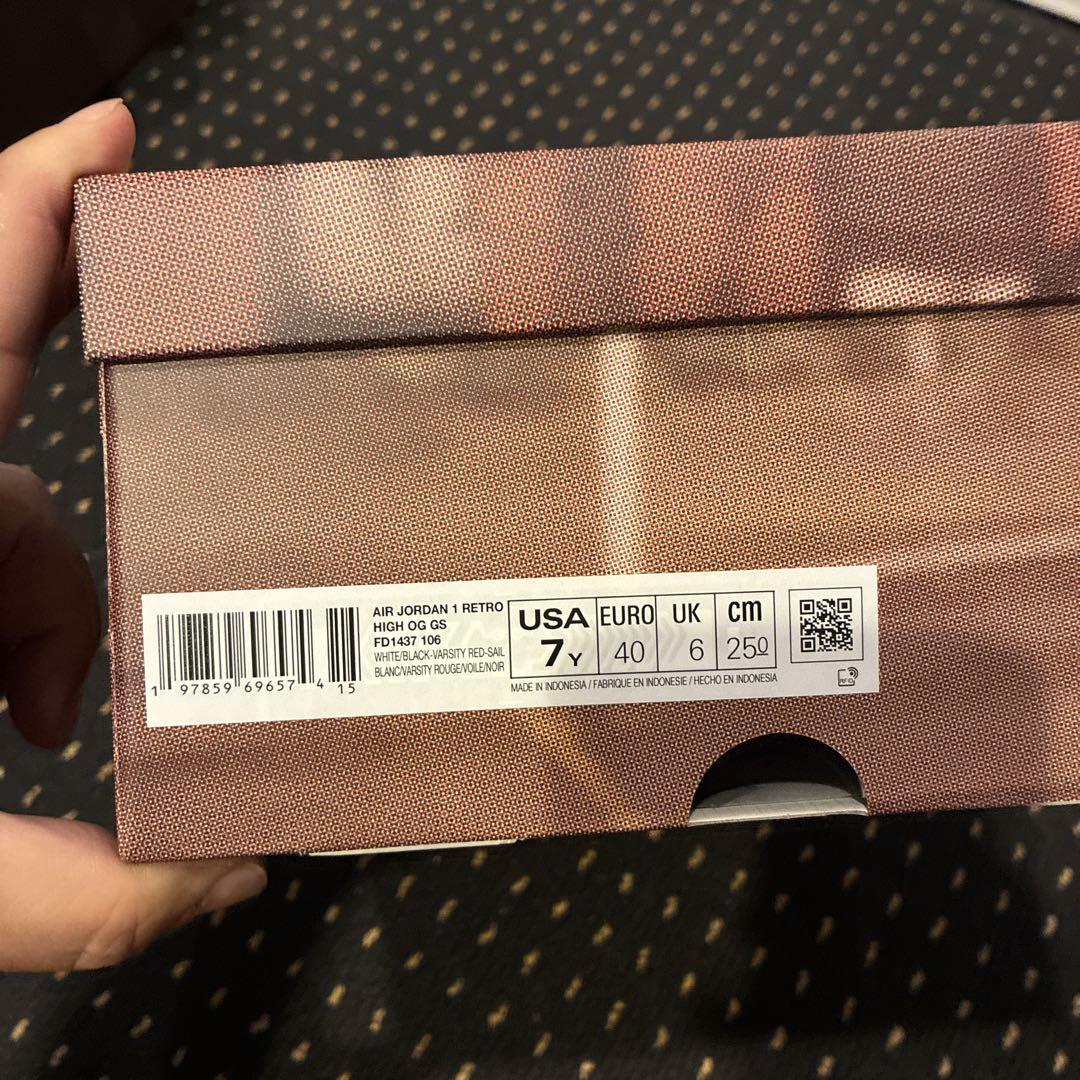 Air Jordan 1 RETRO HIGH OG GS つま黒