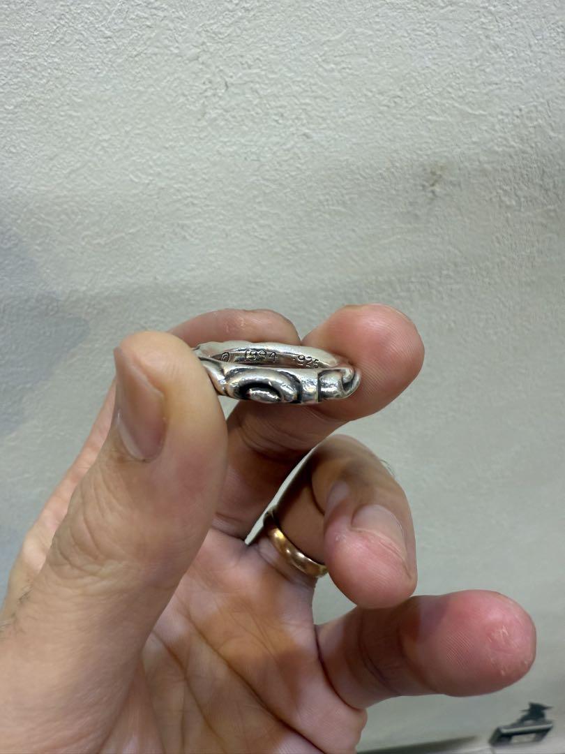 確実正規品　クロムハーツ　スクロールバンドリング