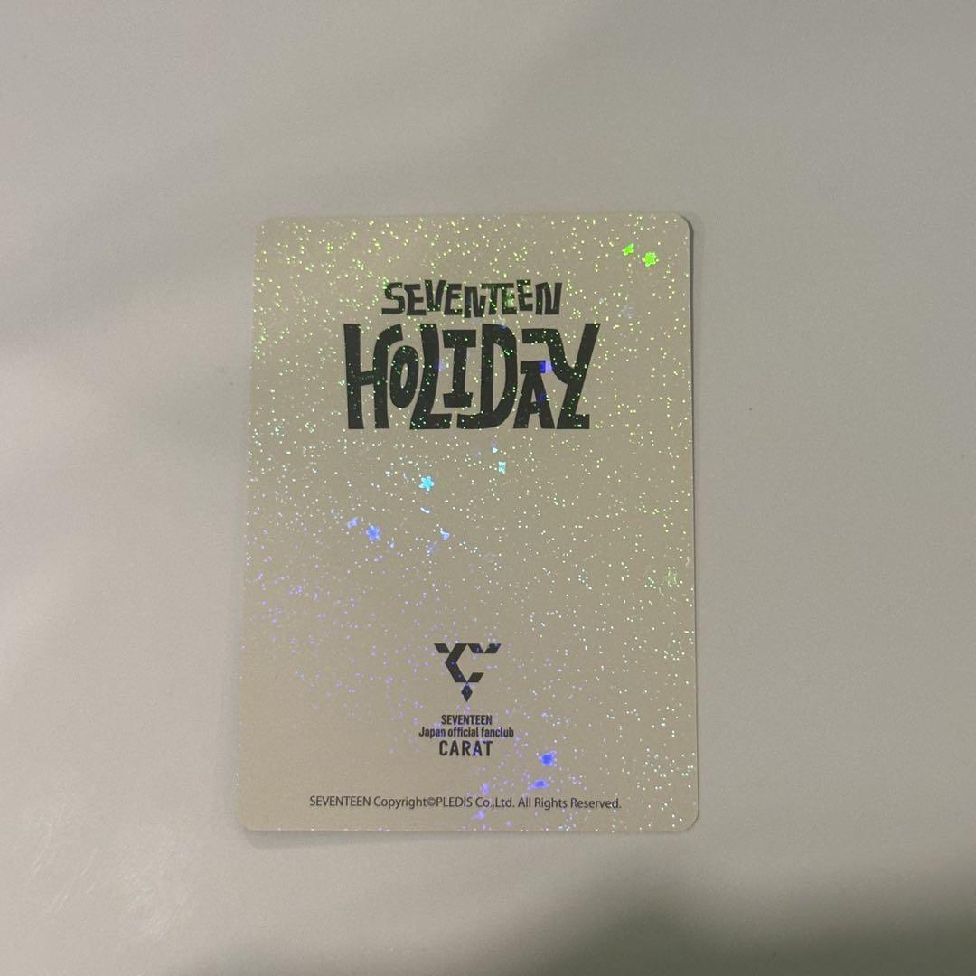 SEVENTEEN HOLIDAY FC更新 CARAT トレカ ウォヌ SEVENTEEN セブチ FC更新 トレカ ウォヌ HOLIDAY - メルカリ