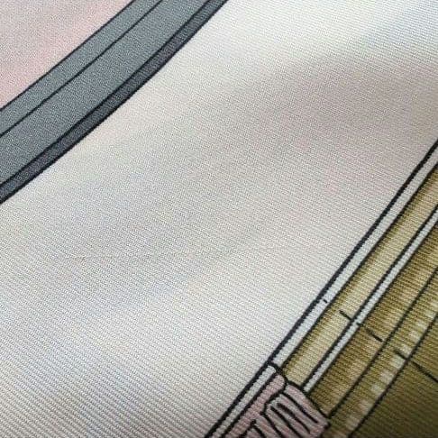 HERMES SPRINGS ピンク スカーフ