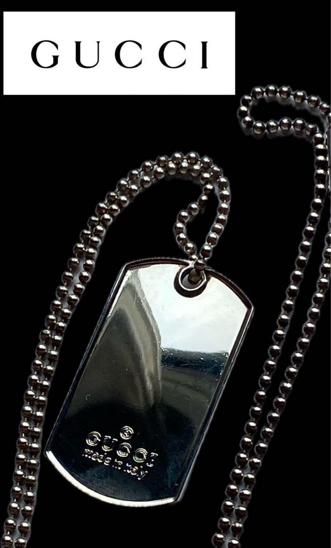 GUCCI グッチ　ID ドッグタグネックレス　正規品