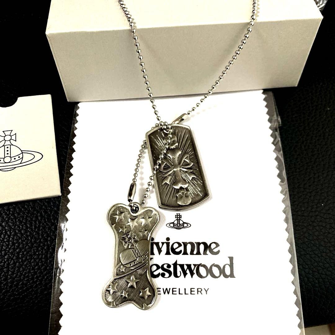 二枚モチーフネックレス　Vivienne Westwood メンズ