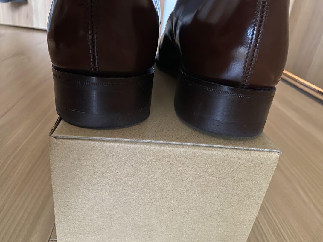 SANDERSサンダース ストレートチップ 内羽根式 ブラウンUK7.5